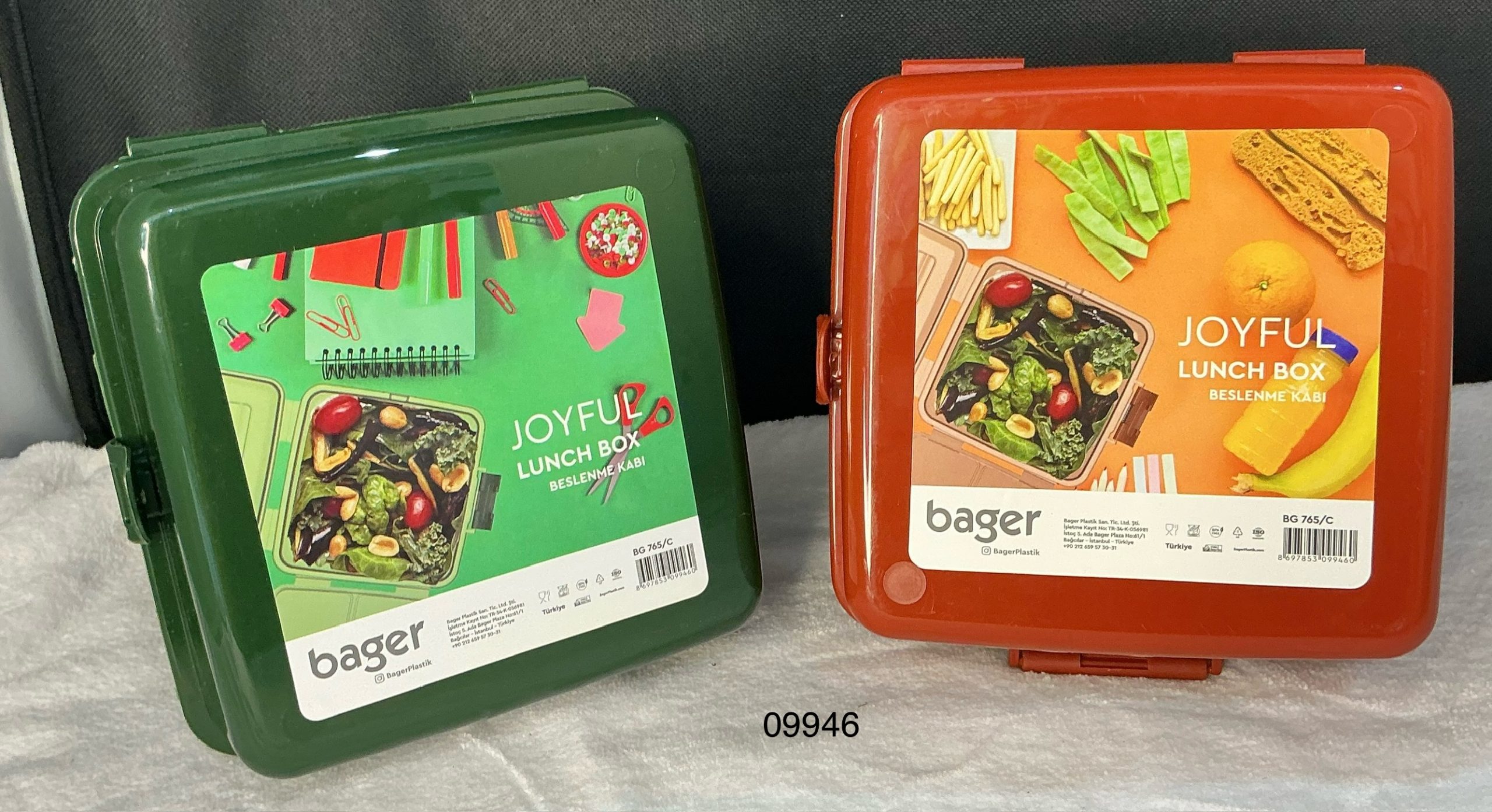 BAGER LONCHERA PLAST COLORES C/DIVISION
