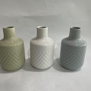 FLORERO DE CERAMICA 11X11X20CM