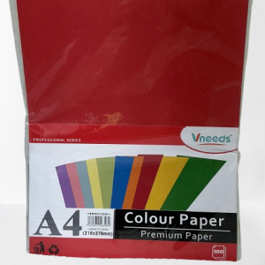 VNEEDS SET PAPEL COLORES 8.5X11" 100/1