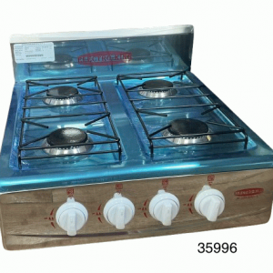 ELECTROKING ESTUFA P/MESA ACEROINOX 4HORNILLAS