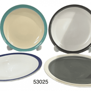 PLATO LLANO DOBLE COLOR 10.5"