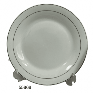 PLATO LLANO 10.5" ORILLA DORADA