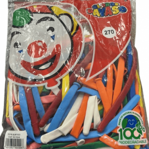 GLOBOS PAYASO #270 50/1 PASTEL SURTIDO