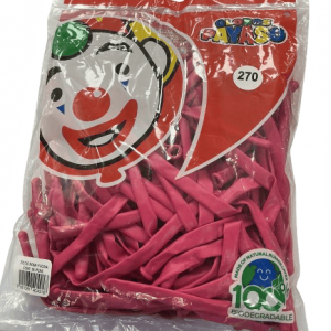 GLOBOS PAYASO #270 50/1 DECO ROSA FUCSIA