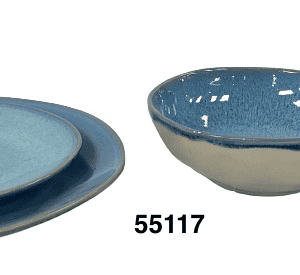 SET VAJILLA AZUL 16/1