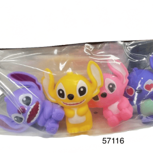 SET VINYL ANIMALES 4/1 8CM