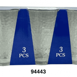 SET VASO CRISTAL BROCADO 16OZ 3/1