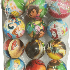 PELOTA MACIZA C/DISEÑOS 7.6CM