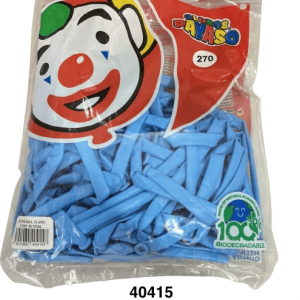GLOBOS PAYASO #270 50/1 PASTEL AZUL CLARO