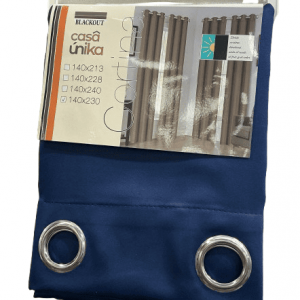 CASAUNIKA CORTINA BKOUT AZUL ROYAL 140X230CM