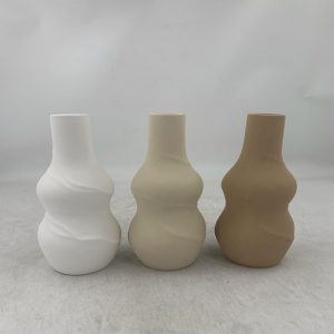 FLORERO DE PORCELANA 11.5X11.5X28CM