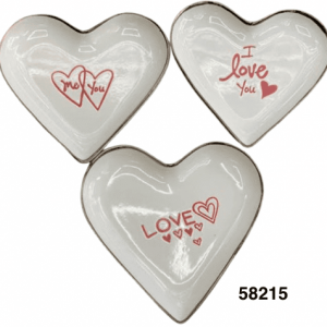 PLATO FORMA CORAZON 21.5X3.2CM