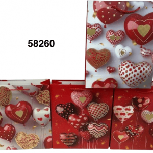 BOLSA DE REGALO DE ENAMORADO 18X23X10CM