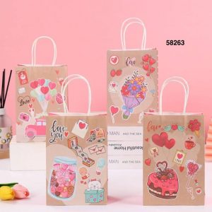 BOLSA DE REGALO DE ENAMORADO 15X21X8CM