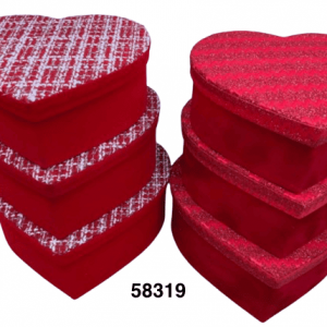 SET CAJA CORAZON 25/23/20CM 3/1