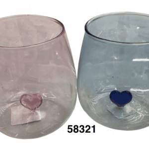 POZUELO CRISTAL C/CORAZON 7X9CM