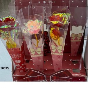 ROSA ARTIFICIAL REGALO SV 7X7X30CM