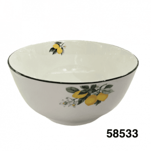 FUENTE PORCELANA LIMON 8"