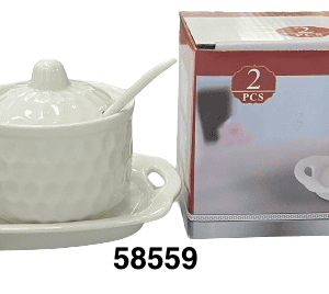 SET AZUCARERA C/CUCHARAS+BASE 23X10CM 3/1