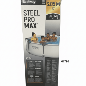 BESTWAY PISCINA C/TUBO HIERRO REDONDA 300X76CM