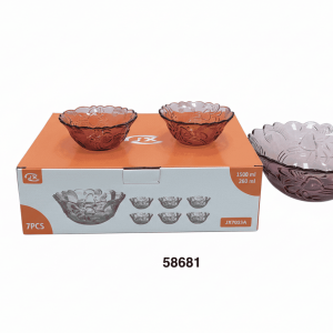 SET FUENTE CRISTAL COLORES 1.5LT+250ML 7/1