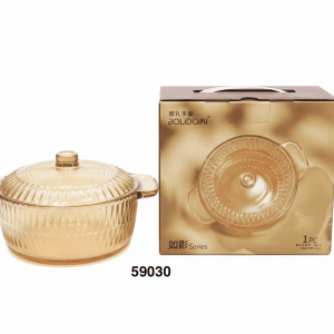 PYREX CRISTAL REDONDO C/TAPA 950ML 20x7cm