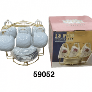 SET TAZA C/PLATILLO COLORES 6X6.5CM ESTANTE