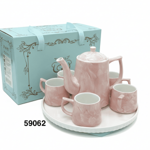 SET CAFE COLORES 8/1 PLATO ROTADOR