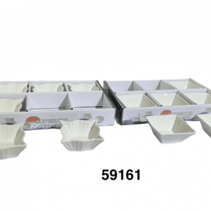 SET FUENTE PORCELANA 6/1 7X7X3.5CM