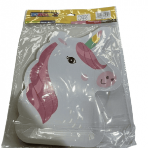 PARTY SET PLATOS PAPEL 9" 12/1 UNICORNIO