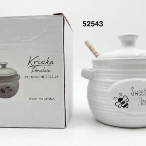 ENVASE CERAMICA P/MIEL 12X11X13CM