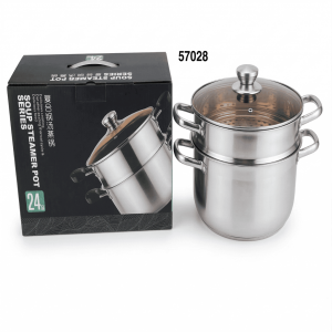 SET CALDERO C/ACCESORIO P/VAPOR 24CM