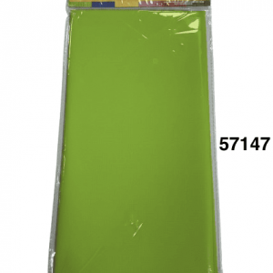 PARTY MANTEL PLASTICO 54X72" VERDE MANZANA