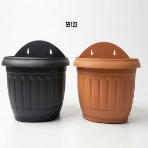 MACETERO PLASTICO P/PARED 24X15CM