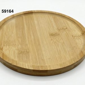 BANDEJA REDONDA MADERA 20CM