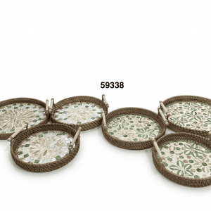 SET BANDEJA DECORATIVA 3/1 22/24/27CM