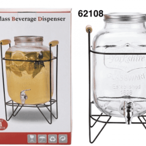 JARRON DE CRISTAL  C/BASE 5L