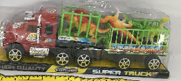 CAMION EN PLATAFORMA C/ANIMALES