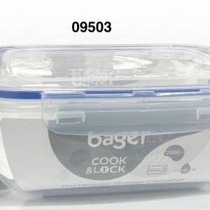 BAGER ENVASE PLAST HTICO RECT STD 2300ML