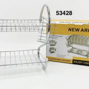 ESCURRIDOR METAL C/2NIVELES 39X24X37CM