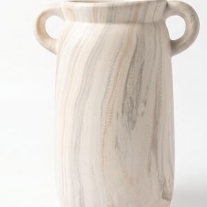 FLORERO C/DIS MARMOL 16.5X13.5X24.5CM