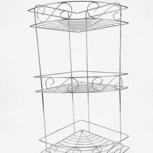ORGANIZADOR ESQUINERO 3NIV P/BAÑO 31X23X51CM