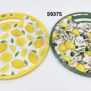 TABLA P/CORTAR REDONDA C/DISEÑO 30X1CM