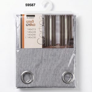 CORTINA BKOUT PRIME GRIS OSC 140X230CM