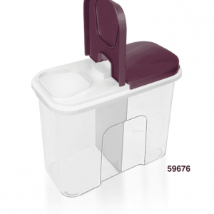 BAGER ENVASE RECT P/DESPENSA 2DIV 2850ML