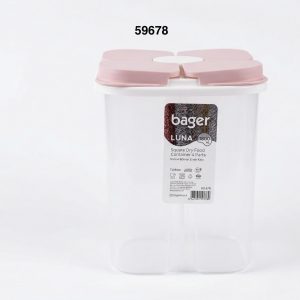 BAGER ENVASE PLAST C/4DIV 1800ML