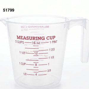 JARRA PLASTICA MEDIDORA 11.4X11CM 500ml 16oz