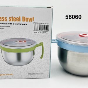FUENTE ACERO INOXIDABLE C/TAPA+AGARRE 15X9.5CM
