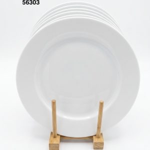 PLATO LLANO BLANCO 9"