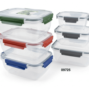 BAGER SET ENVASE RECT PREMIUM 400/800/1400ML 3/1